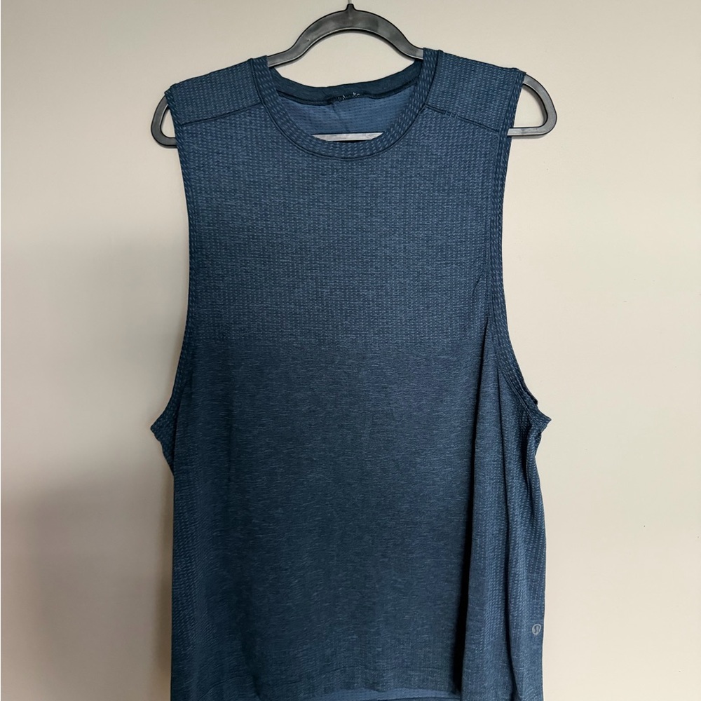 Lululemon Men's Navy Tank Top